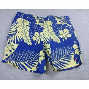 VINTAGE Polo Sport‎ Ralph Lauren Swim Trunks Mens Large Blue Floral 42x19